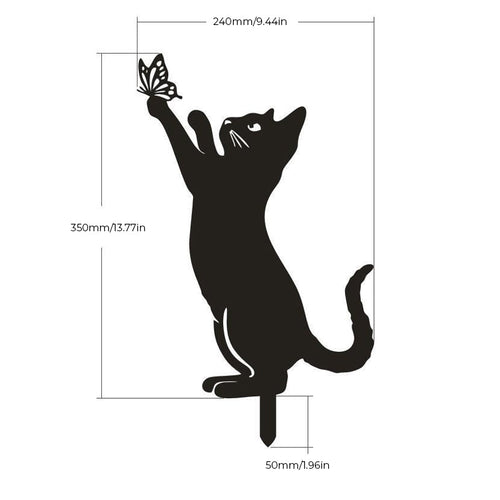 BowLift | Metal Cat Decoration