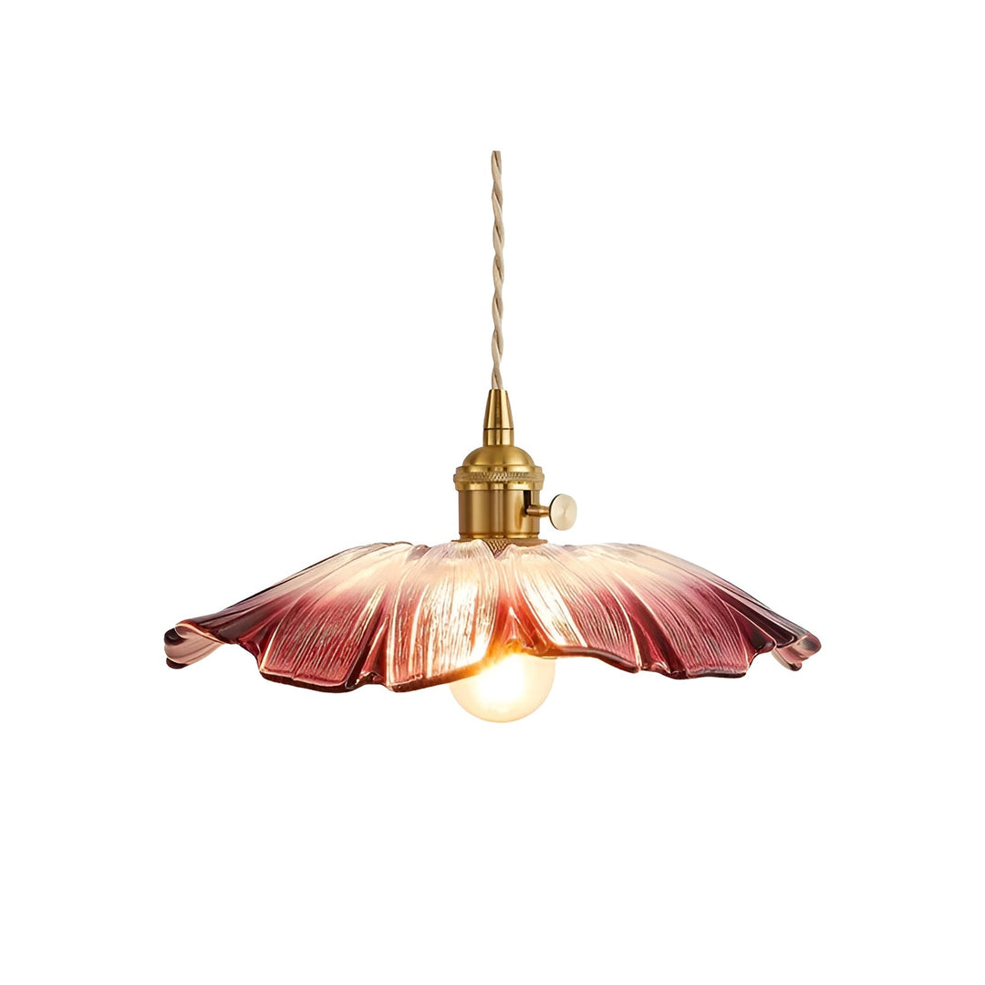 Hanging lamp with floral motif – Warm light & stylish design | For your home | Bowlift