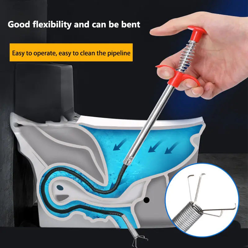 BowLift | Drain cleaning tool with effortless four-claw design