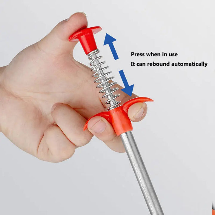 BowLift | Drain cleaning tool with effortless four-claw design