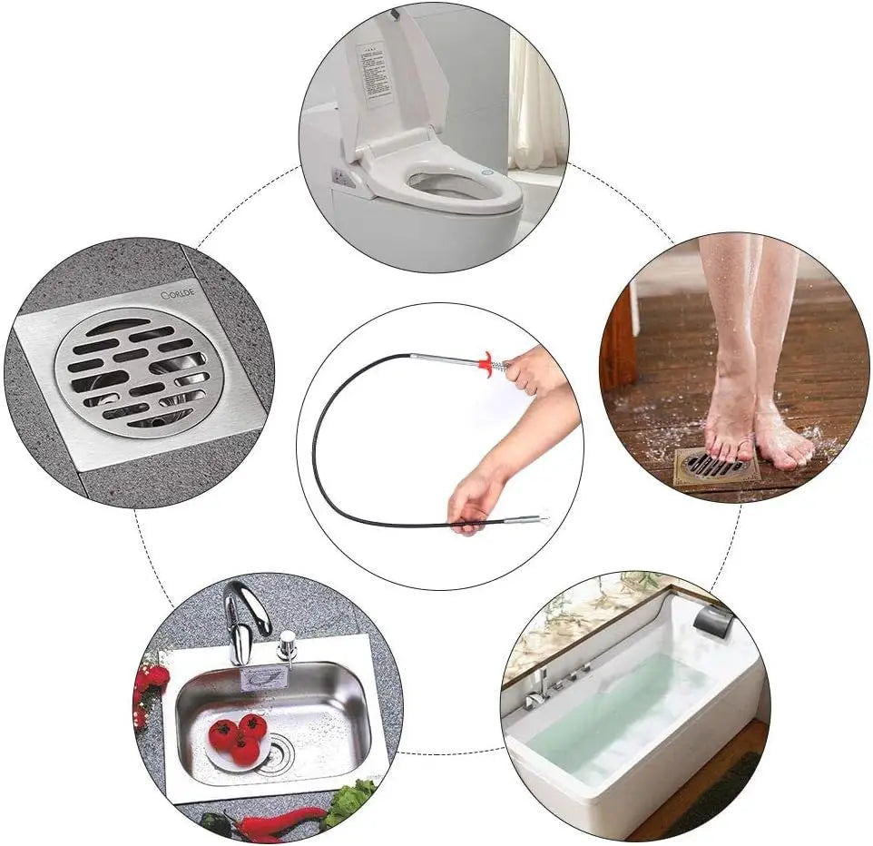 BowLift | Drain cleaning tool with effortless four-claw design