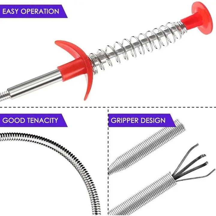 BowLift | Drain cleaning tool with effortless four-claw design