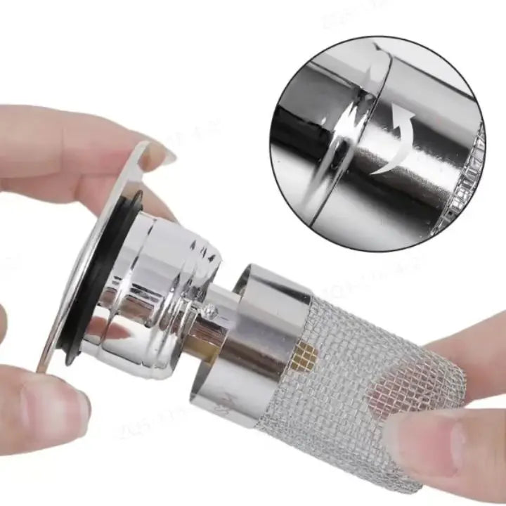 BowLift | Drain strainer against clogging with pop-up function