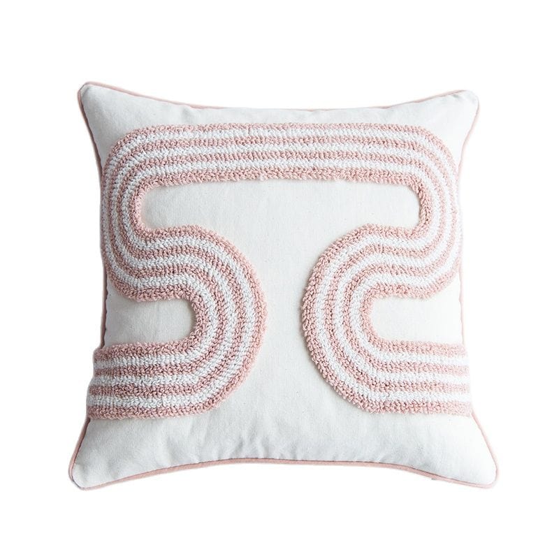 Abstract Loop-Tufted Pillow Bowlift