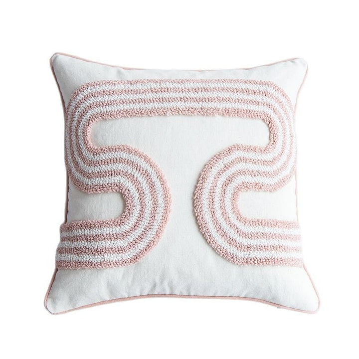 Abstract Loop-Tufted Pillow Bowlift