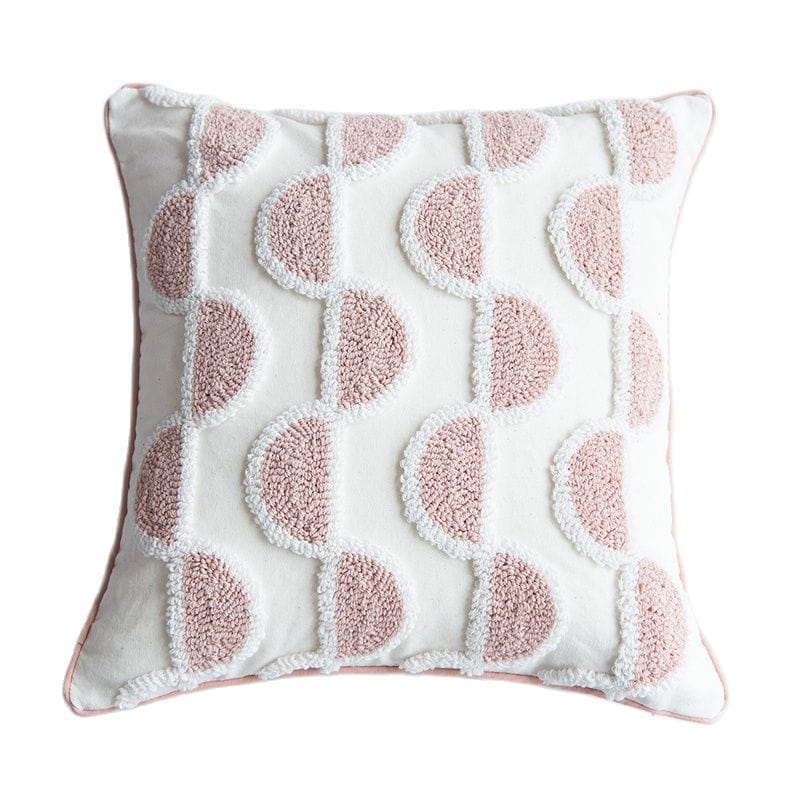 Abstract Loop-Tufted Pillow Bowlift