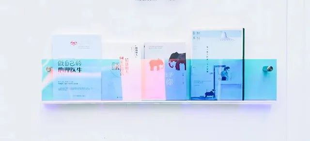 BowLift | ClearLine – Stylish Acrylic Wall Shelf for Magazines