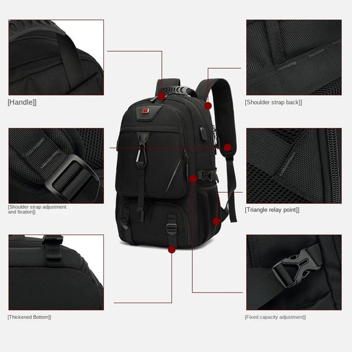 BowLift | Large Capacity Breathable Ultimate Travel Nomad Backpack