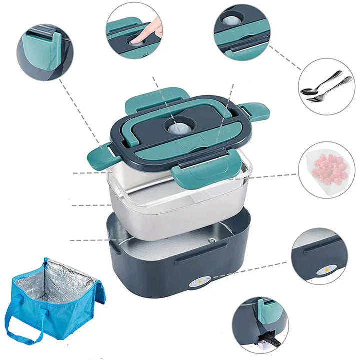 BowLift | ThermoBox Electric Lunchbox – Warm food on the go or at home