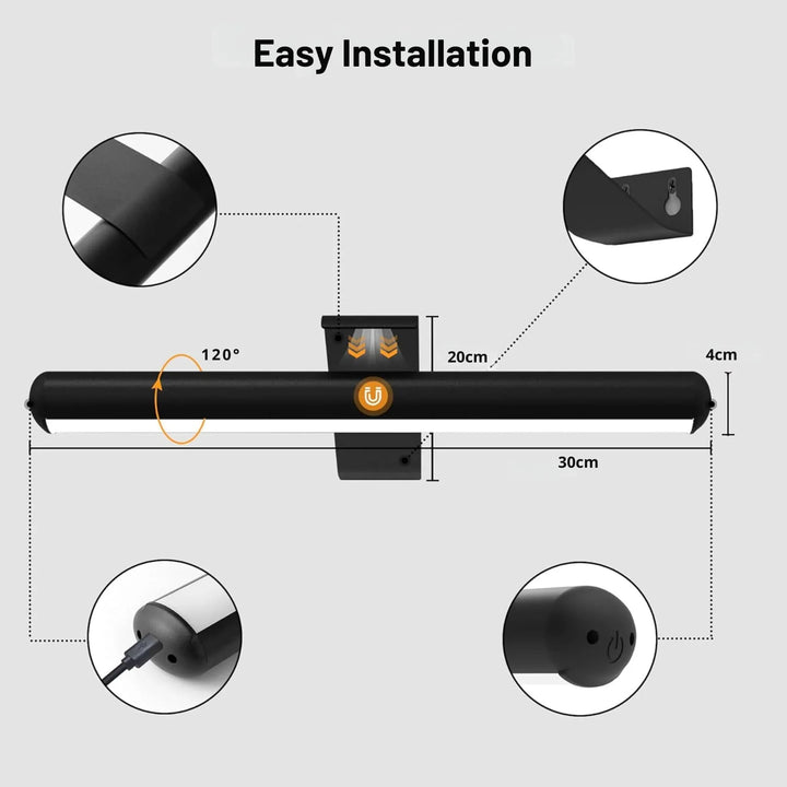 BowLift | Gallery Light - Wireless Rechargeable Wall Lamp