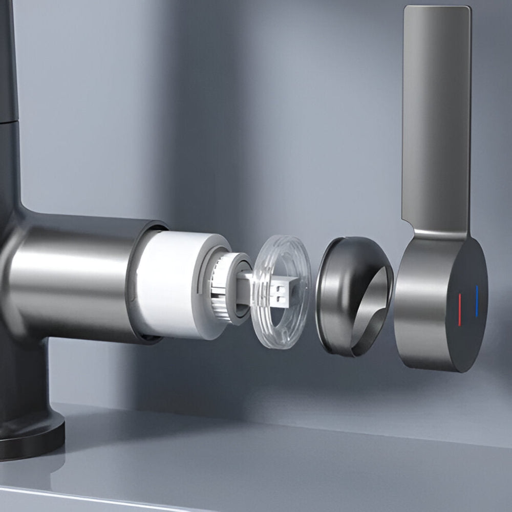 BowLift | Adjustable Kitchen Faucet with Temperature Display