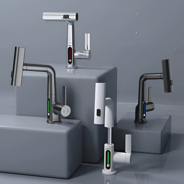 BowLift | Adjustable Kitchen Faucet with Temperature Display