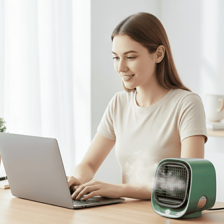 BowLift | 2-in-1 Air Cooler & Air Humidifier for Pleasant Room Freshness