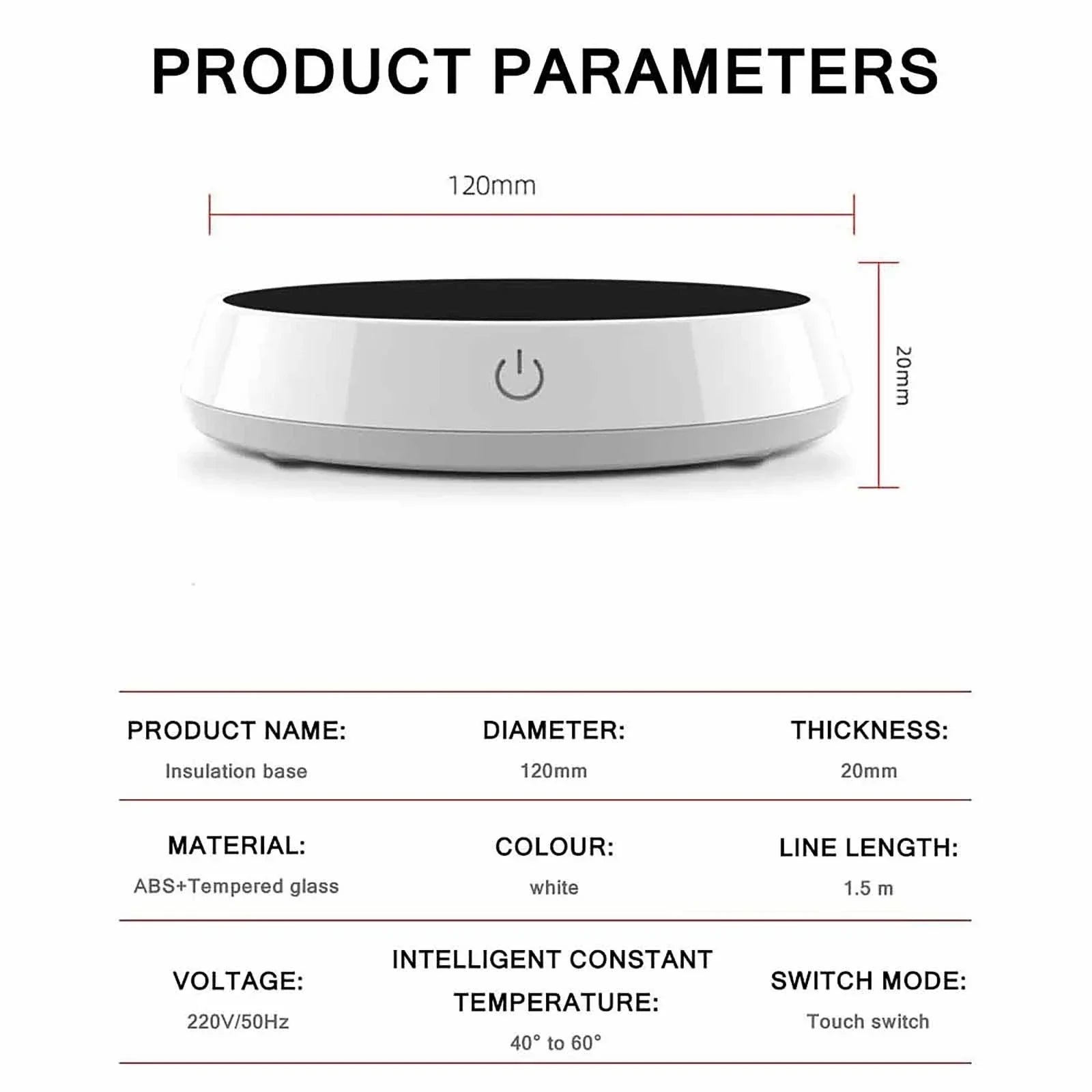 BowLift | Gravity-Induction Quick Mug Warmer Coaster