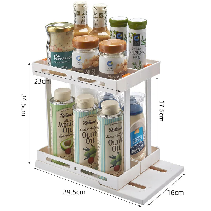 BowLift | 2 layers adjustable shelf organizer