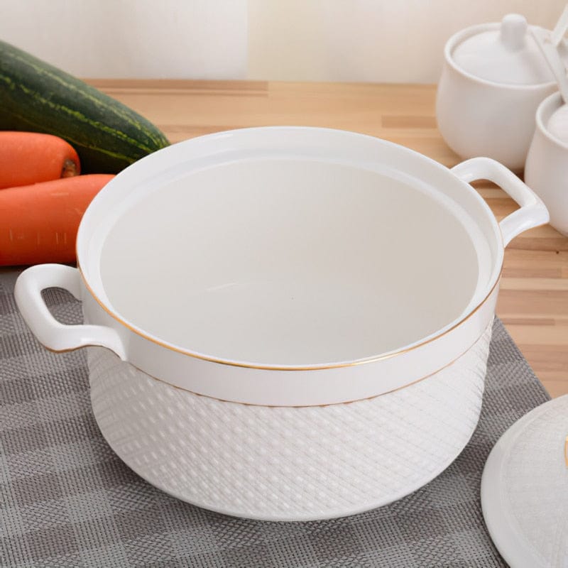 Agnes Ceramic Soup Pot Bowlift