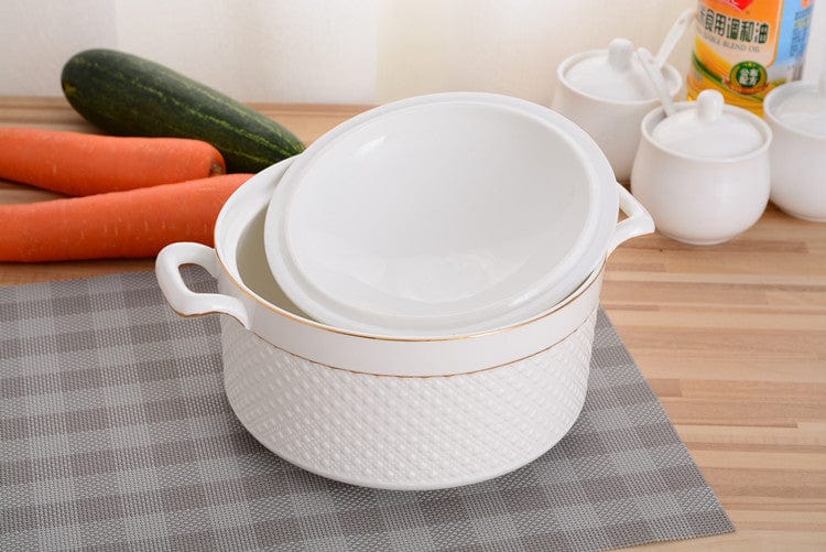 Agnes Ceramic Soup Pot Bowlift