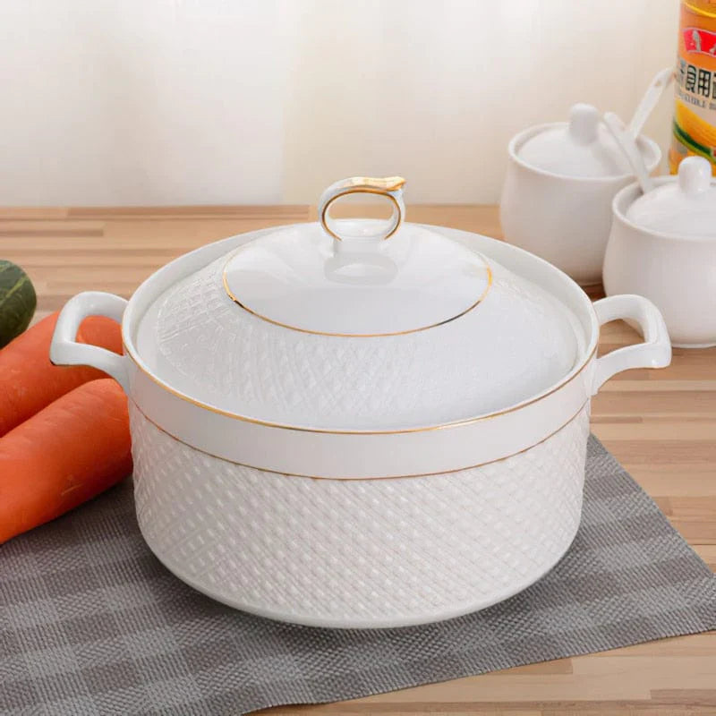 Agnes Ceramic Soup Pot Bowlift