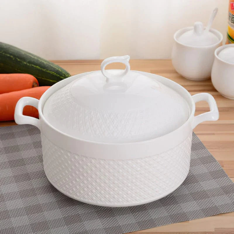 Agnes Ceramic Soup Pot Bowlift