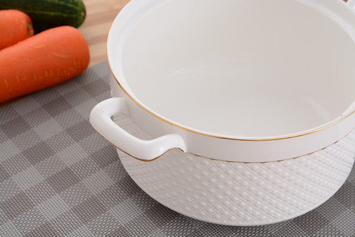 Agnes Ceramic Soup Pot Bowlift