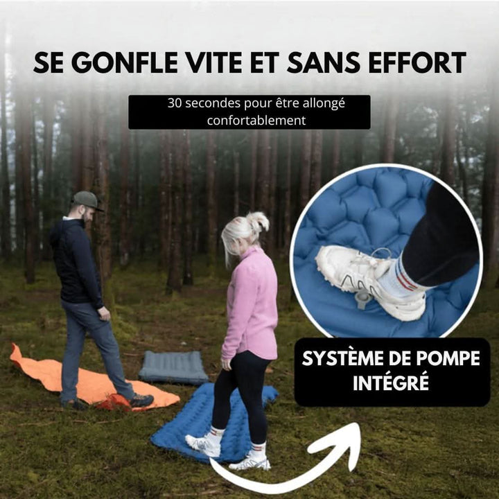 BowLift | Inflatable Camping Mattress with Foot Pump & Ergonomic Comfort