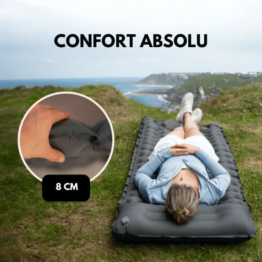 BowLift | Inflatable Camping Mattress with Foot Pump & Ergonomic Comfort