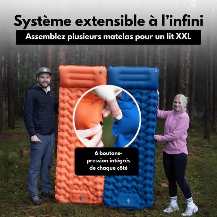 BowLift | Inflatable Camping Mattress with Foot Pump & Ergonomic Comfort