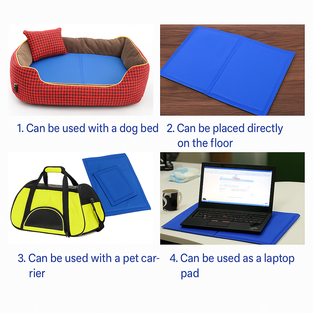 Aircooly Frenchie Cooling Bed – Non-Icy Soft Breathable Summer Gel Cool Mat | Bowlift