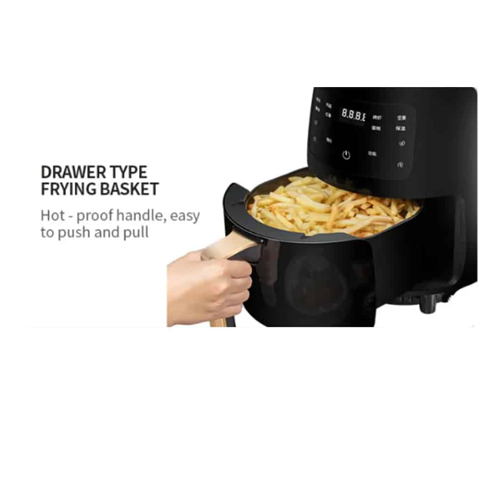 Airfryer 3.5 Liter (low fat: Grilling, Baking, Frying and Deep Frying) | Bowlift