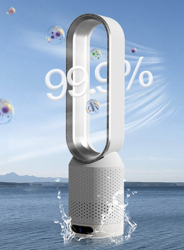 BowLift | Airpure | 3-in-1 air cooler with air purifier | oscillation & LED touch