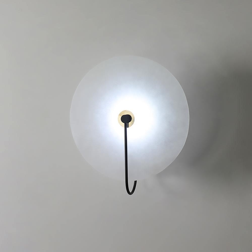 BowLift | White Alabaster Wall Lamp