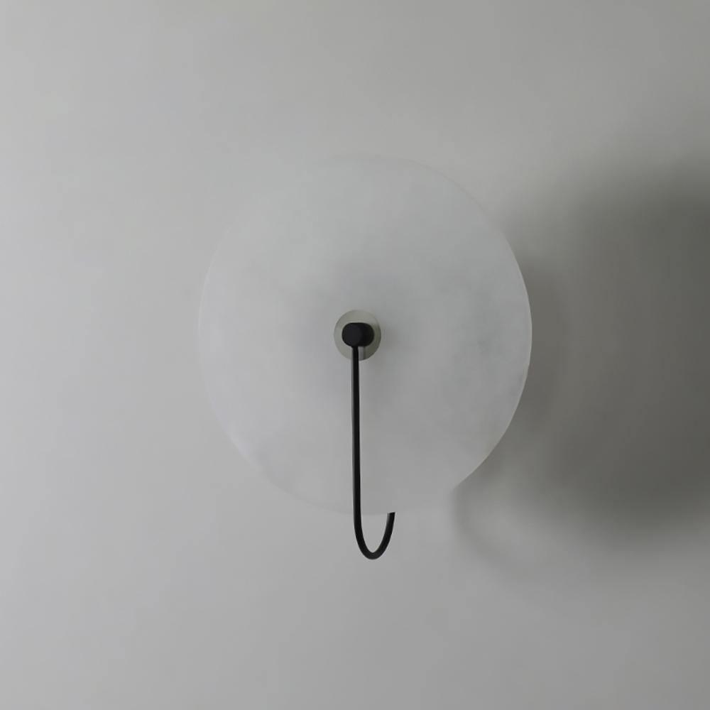 BowLift | White Alabaster Wall Lamp