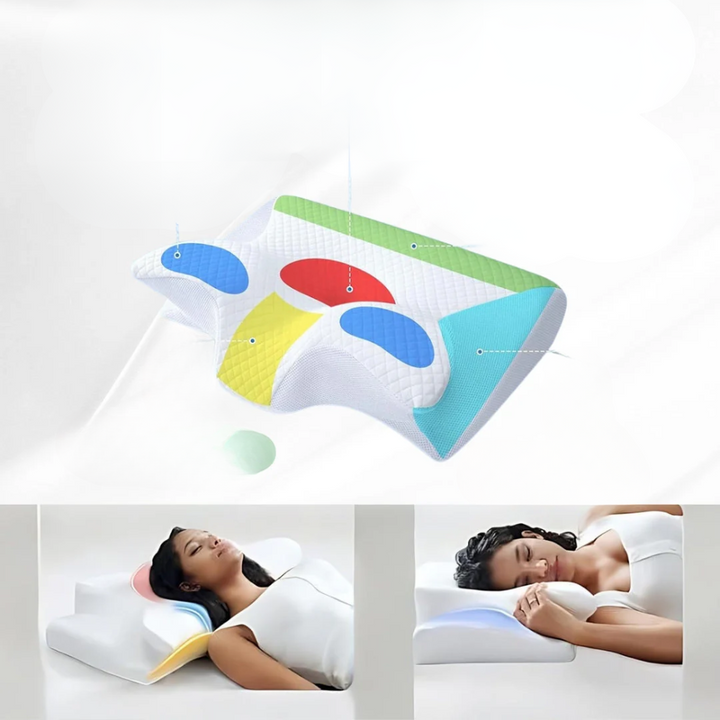 BowLift | AlignRest | Orthopedic neck pillow against neck pain