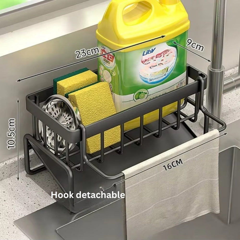BowLift | All-in-One Sponge Soap Cloth Self-Draining Rack