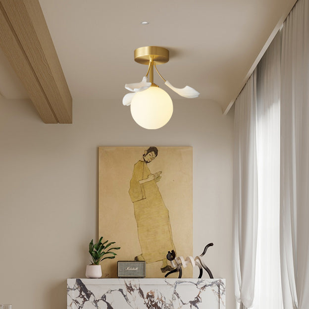 BowLift | GingkoLuxe - Earthy Ceiling Illumination