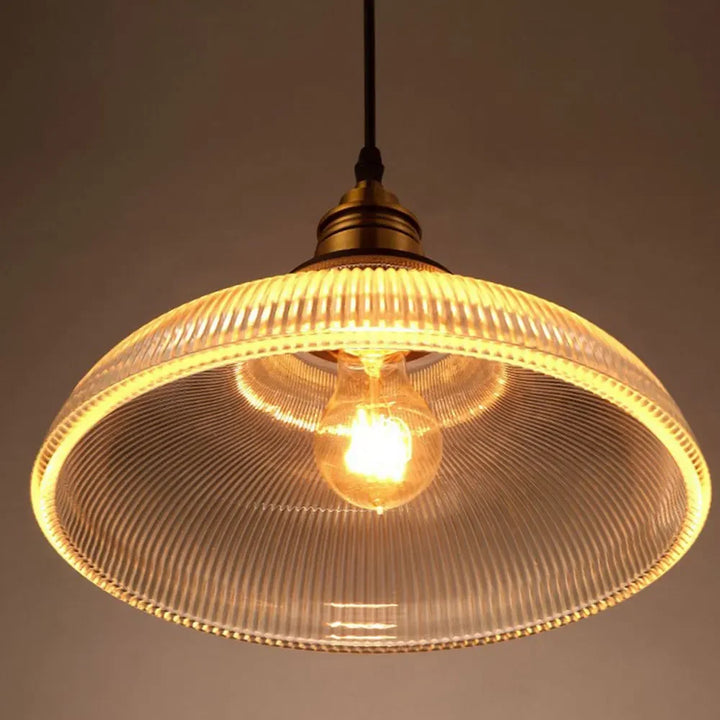 BowLift | LumiAura Scandinavian Pendant Lamp – Vintage Elegance in Glass