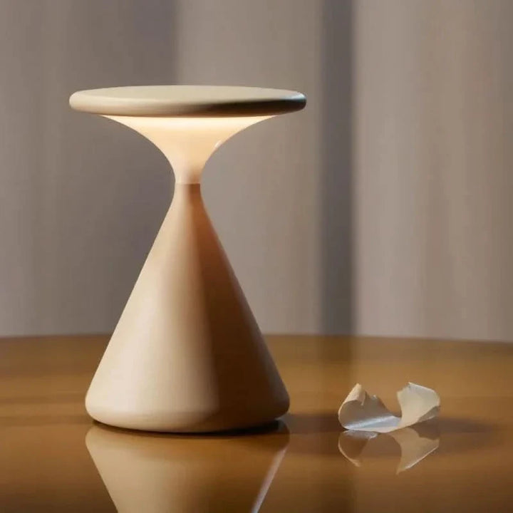 BowLift | Hourglass Cordless LED Table Lamp with Touch Dimmer