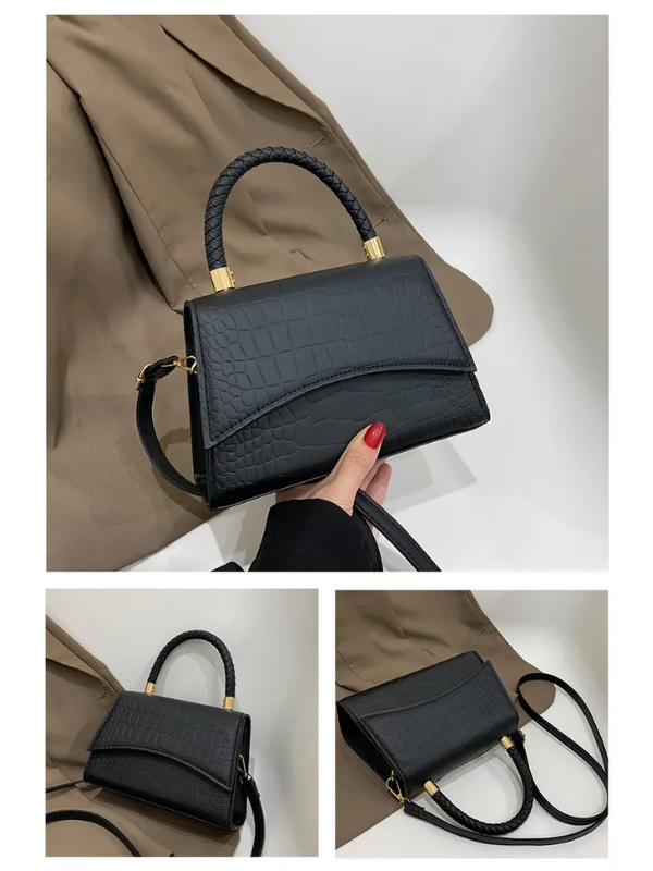 Style Spring Women's Handbag made of PU leather with Crossbody strap | Bowlift