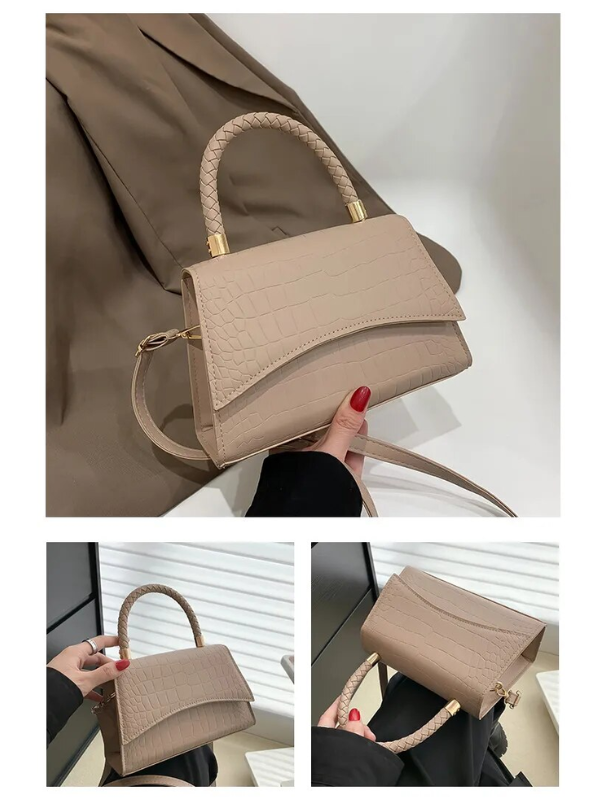 Style Spring Women's Handbag made of PU leather with Crossbody strap | Bowlift