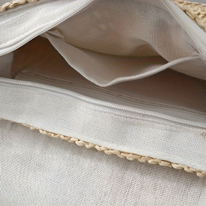 BowLift | Annalise Bag – Vintage Style Woven Straw Shoulder Bag for Summer