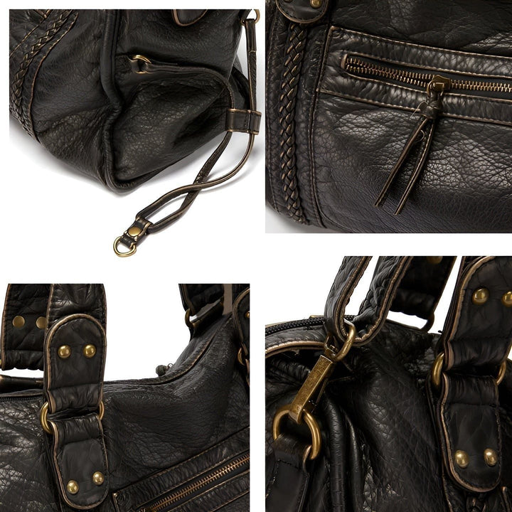 Shoulder bag made of genuine leather – High quality and elegant | Perfect for everyday & office | Bowlift