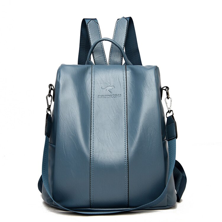 BowLift | Theft-Proof Leather Backpack for Women in Vintage Style