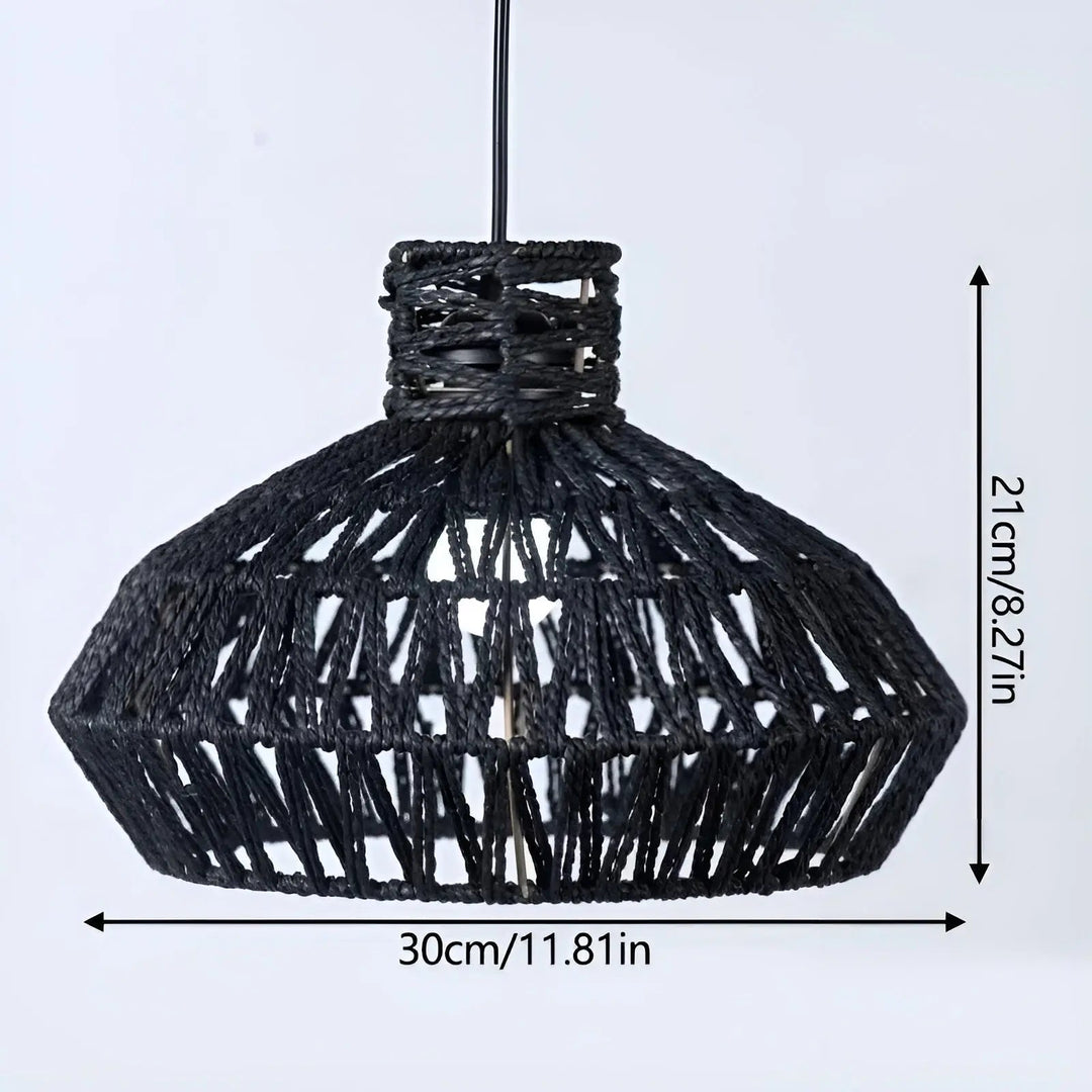 BowLift | Elegant Vintage Rattan Pendant Lamp – Timeless Luxury for Every Space
