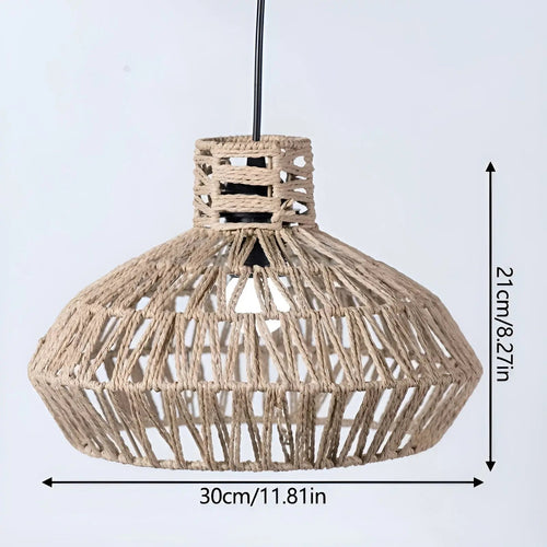 BowLift | Elegant Vintage Rattan Pendant Lamp – Timeless Luxury for Every Space