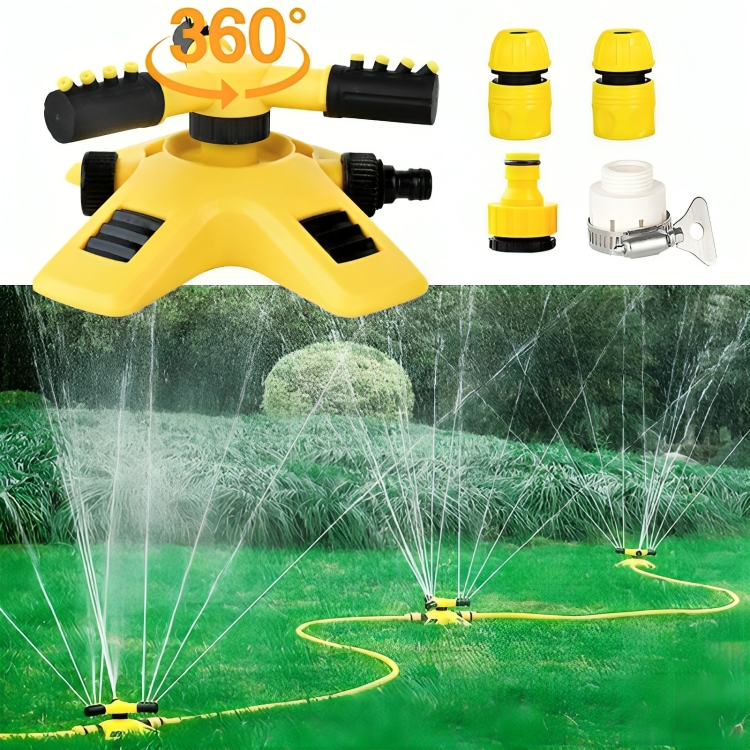 BowLift | Rotating Sprinkler for Lawn | 360° Coverage, Water-Saving Technology & Adjustable Spray for Efficient Garden Irrigation