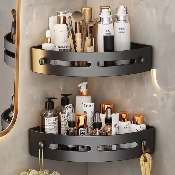 BowLift | AquaLock Shower Shelf | Shower Tray No Drilling Transparent