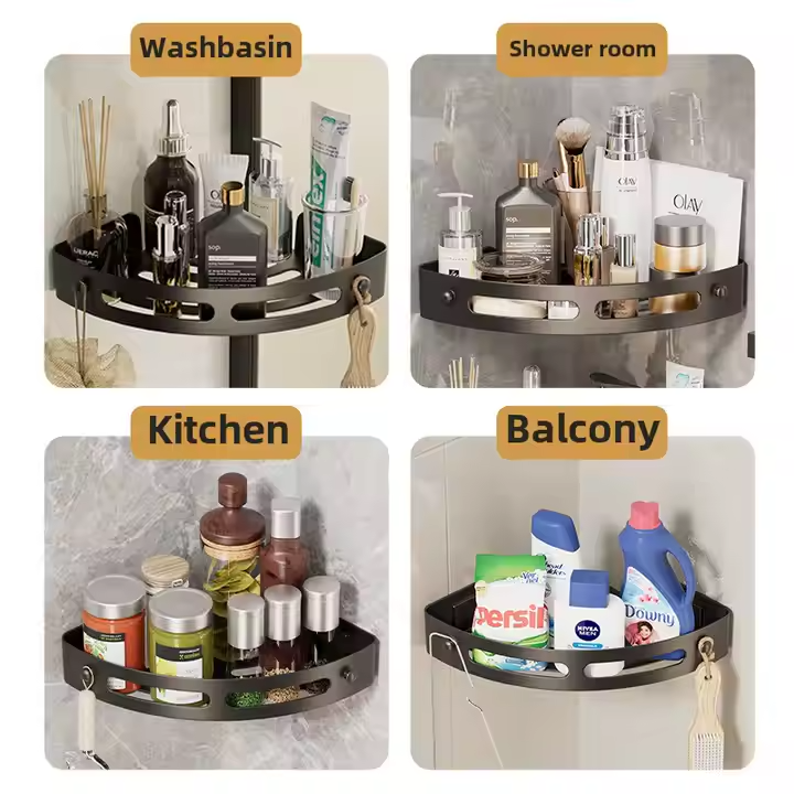 BowLift | AquaLock Shower Shelf | Shower Tray No Drilling Transparent