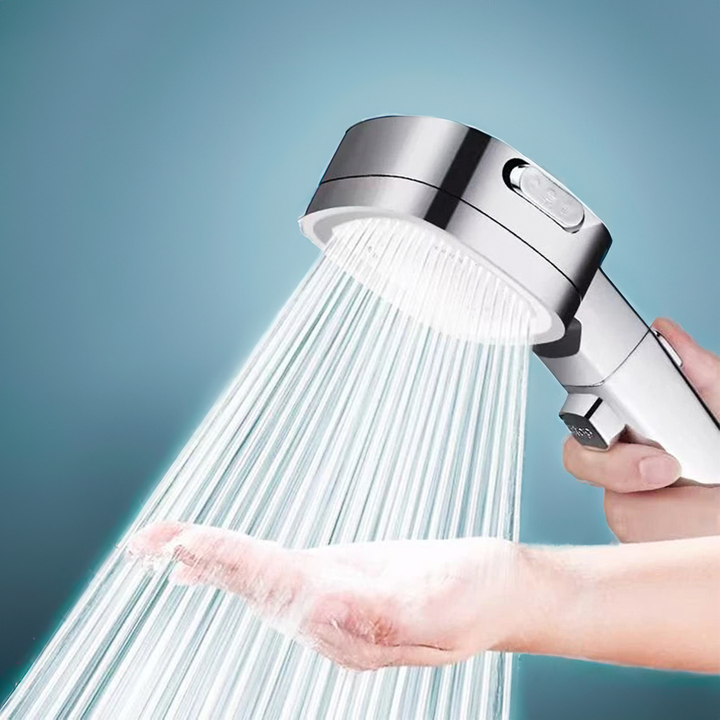 BowLift | AquaPulse | High-Pressure Shower Head with Adjustable Spray Modes