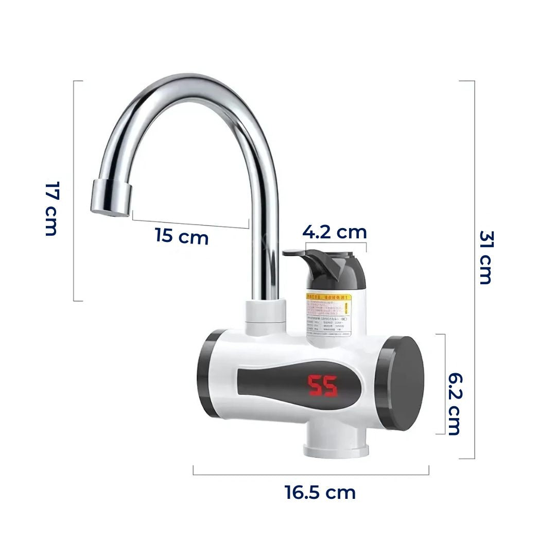 AquaSwift | Instant Hot Water Tap – Tankless Design – Compact Energy-Efficient Unit – Ideal for Kitchens & Bathrooms Bowlift