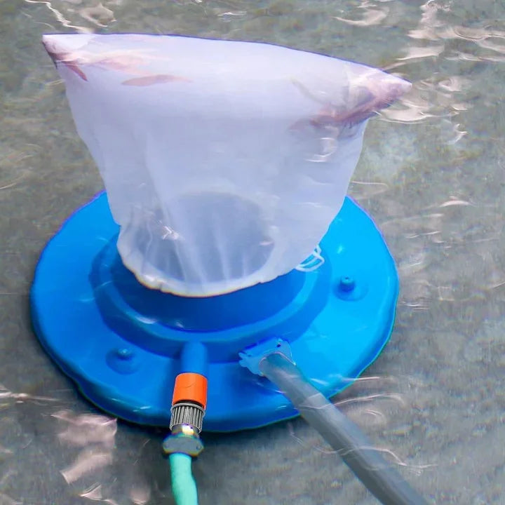 BowLift | AquaVac – Chemical-Free Pool Vacuum Cleaner with Powerful Hose Suction for Leaves, Dirt & Debris